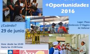 Posibilidad de negocios y empleos: Feria +Oportunidades 2016 llega a Vallenar 