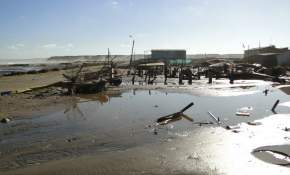 Importantes daños en Puerto Viejo, Comuna de  Caldera