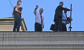 Este es el motivo porque el Presidente Piñera fue visto en el techo de La Moneda 