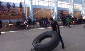 ¿En Vallenar están los alumnos más fuertes de Chile? Liceo Politécnico vivió 5ta Competencia Espartana [FOTOS]