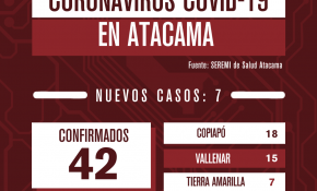 Coronavirus Covid-19: Actualización de casos en Atacama [INFOGRAFÍA]