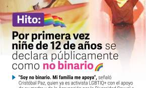 "Histórico": Movilh aplaude a niñe de Atacama que se declaró "no binario" y resalta inédita agrupación LGBTIQ+ [FOTOS]