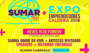 ¡Imperdible! Historias, speakers, música y stands tendrá el SUMAR fest en la Expo Caldera 2018